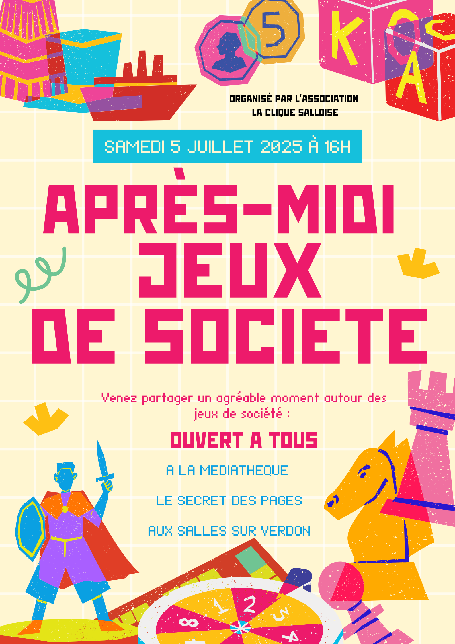 Atelier jeux de société