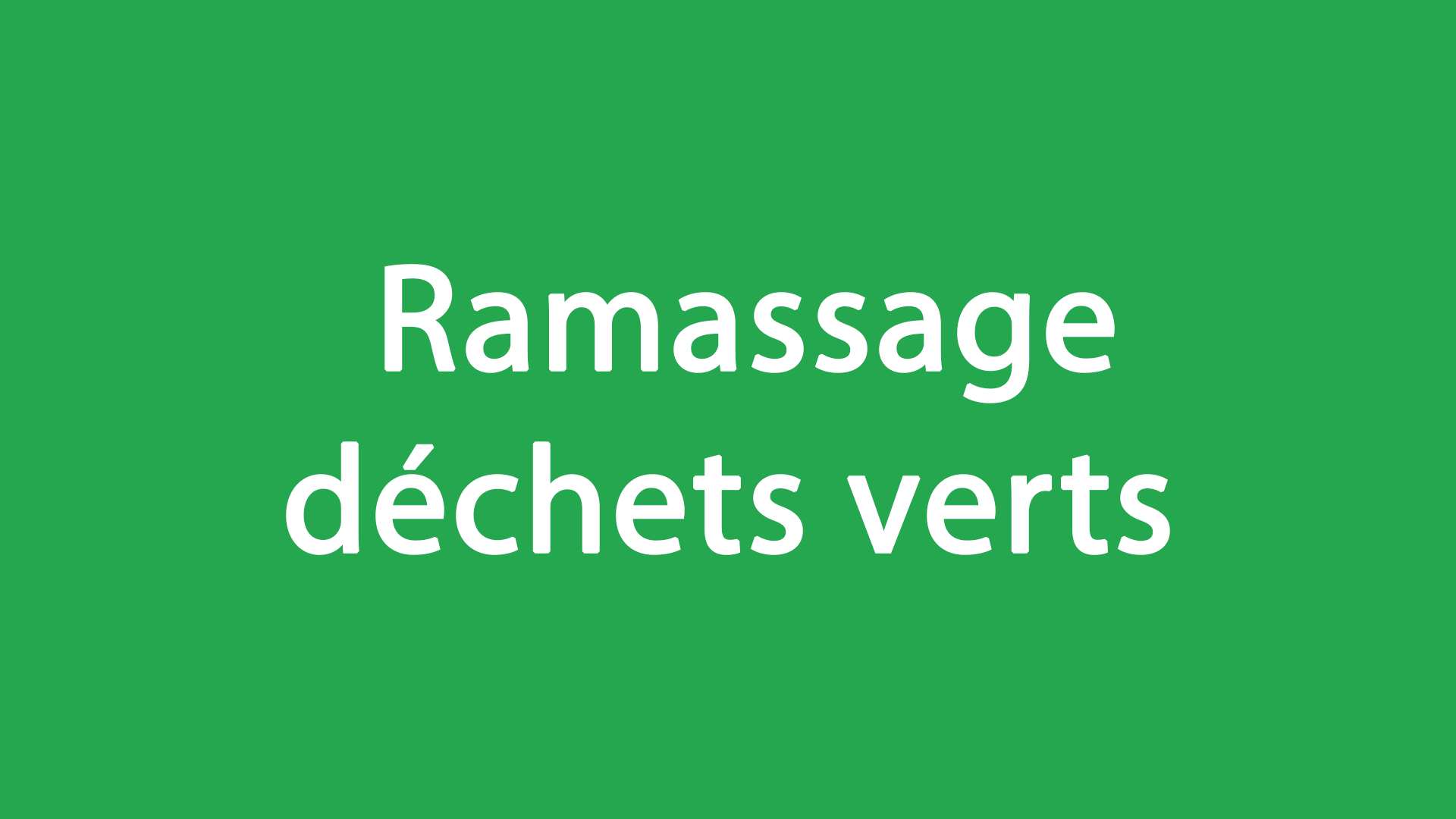 logo dechet vert