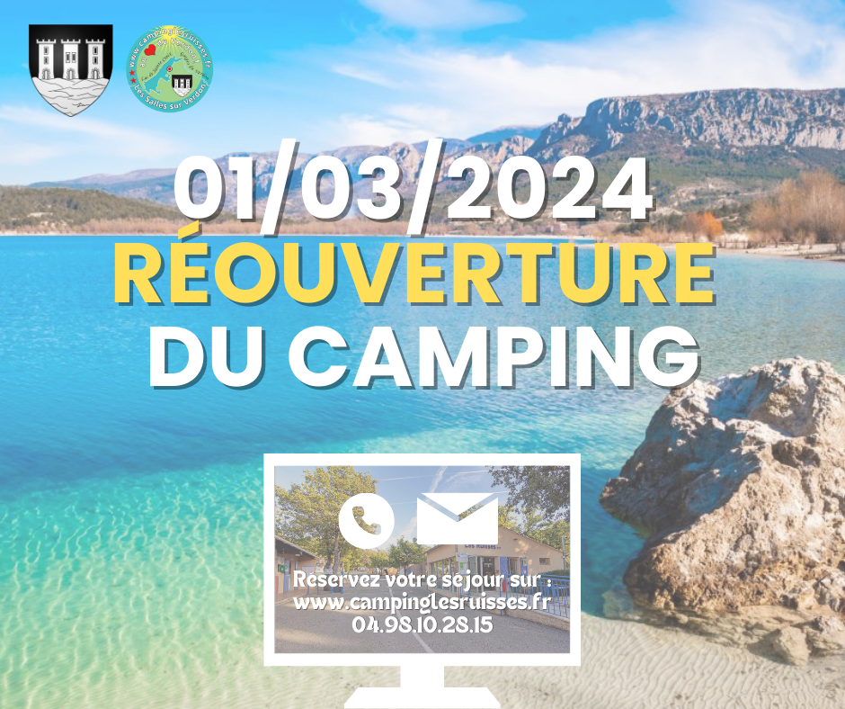 ouverture camping 2024
