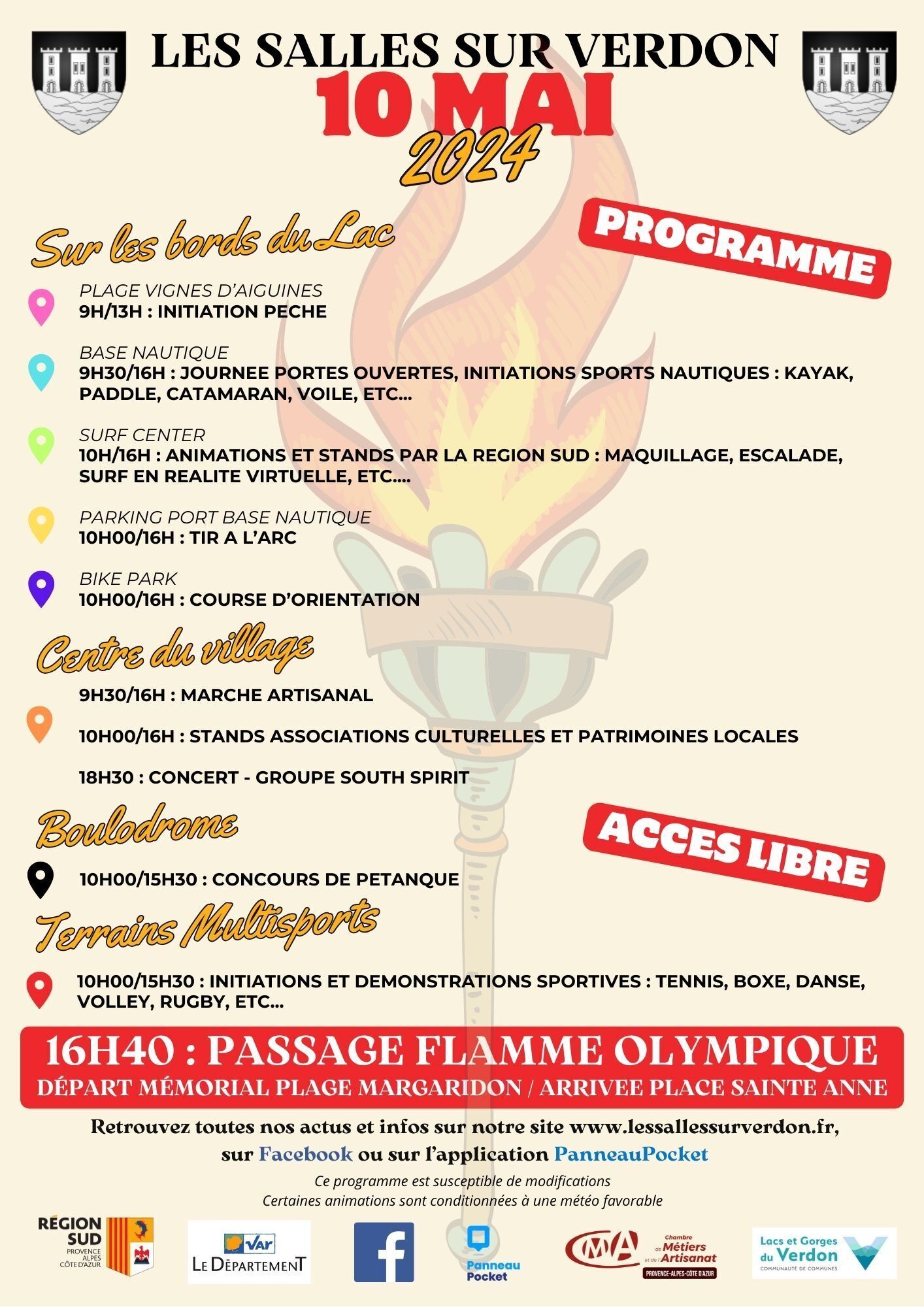 Programme LSSV Flamme Olympique 10052024