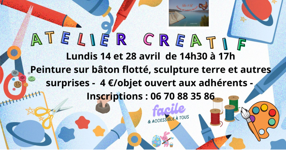 ATELIER CREATIF Avril