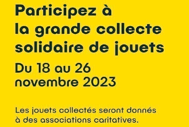 Collecte de jouets d'occasion